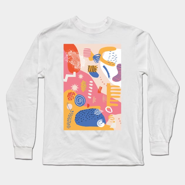 intergalactic Long Sleeve T-Shirt by NJORDUR